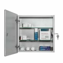 Armoire De Pharmacie Medibox -HOME24 Soldes medizinschrank medibox weiss silber 1357760