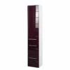 Armoire Midi Rosary I -HOME24 Soldes midischrank rosary i hochglanz aubergine weiss 341055