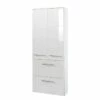 Armoire Midi Rosary II -HOME24 Soldes midischrank rosary ii hochglanz weiss weiss 341057