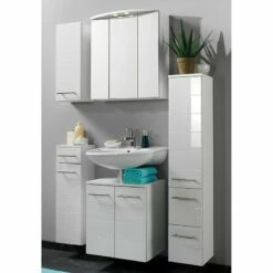 Armoire Midi Rosary II -HOME24 Soldes midischrank rosary ii hochglanz weiss weiss 341058