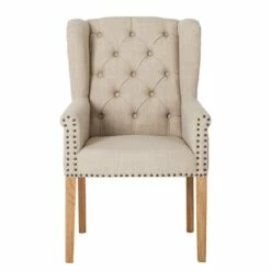 Chaise Madison -HOME24 Soldes ohrensessel madison webstoff beige 311921