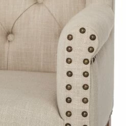 Chaise Madison -HOME24 Soldes ohrensessel madison webstoff beige 311924