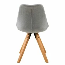 Chaises Capitonnées Aledas II -HOME24 Soldes polsterstuhl aledas ii 2er set webstoff gummibaum massiv granit 4848092