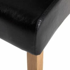 Chaises Capitonnées Nello II (lot De 2) -HOME24 Soldes polsterstuhl nello 2er set kunstleder schwarz 1934730