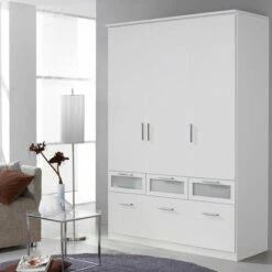 Armoire à Portes Battantes Bochum 23 Armoire à Portes Battantes Bochum -HOME24 Soldes rauch bochum drehtuerenschrank kombischrank alpinweiss absetzungen milchglas m ra ssk boc 966 11