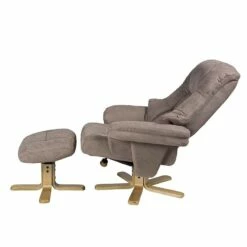 Fauteuil De Relaxation Bordeaux -HOME24 Soldes relaxsessel lacanau mit hocker microfaser braun 446447
