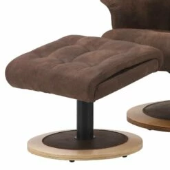 Fauteuil De Relaxation Tornos 7 Fauteuil De Relaxation Tornos -HOME24 Soldes relaxsessel tornos mit hocker microfaser braun 3744328