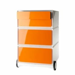 Caisson à Roulettes EasyBox II -HOME24 Soldes rollcontainer easybox ii weiss orange 1595634