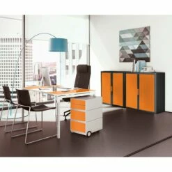 Caisson à Roulettes EasyBox II -HOME24 Soldes rollcontainer easybox ii weiss orange 2056198