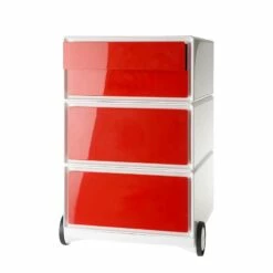 Caisson à Roulettes EasyBox II -HOME24 Soldes rollcontainer easybox ii weiss rot 1595682
