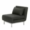 Fauteuil Convertible Carmack II -HOME24 Soldes schlafsessel carmack ii webstoff dunkelgrau 4163324