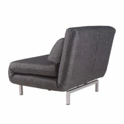 Fauteuil Convertible Copperfield Tissu -HOME24 Soldes schlafsessel copperfield webstoff stoff parsa grau schwarz 3943356