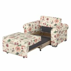 Fauteuil-lit Latina Basic Country 40 Fauteuil-lit Latina Basic Country -HOME24 Soldes schlafsessel latina iii flachgewebe gebluemt beige rot 3641313