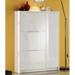 Meuble à Chaussures Glaze -HOME24 Soldes schuhkommode glaze hochglanz weiss 318552