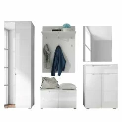 Meuble à Chaussures Larado -HOME24 Soldes schuhkommode larado hochglanz weiss weiss 2907981