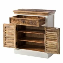 Meuble à Chaussures Newhaven -HOME24 Soldes schuhkommode newhaven mango teilmassiv mango weiss 5042984