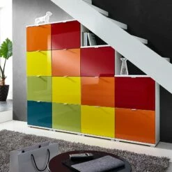 Meuble à Chaussures Colorado 11 Meuble à Chaussures Colorado -HOME24 Soldes schuhschrank colorado ii weiss 523132