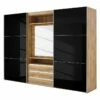 Armoire Portes Coulissantes Magic Glas -HOME24 Soldes schwebetuerenschrank magic glas i glas grau plankeneiche dekor 236 cm 5089628