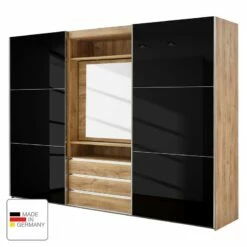 Armoire Portes Coulissantes Magic Glas -HOME24 Soldes schwebetuerenschrank magic glas i glas grau plankeneiche dekor 236 cm 5089648