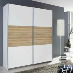 Armoire à Portes Coulissantes Nelas -HOME24 Soldes schwebetuerenschrank nelas eiche sonoma dekor alpinweiss 2018754
