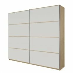 Armoire à Portes Coulissantes Quadra II -HOME24 Soldes schwebetuerenschrank quadra ii 226 cm 2 tuerig 210 cm eiche sonoma dekor alpinweiss 2827010