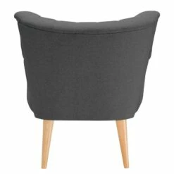 Fauteuil Bauro I -HOME24 Soldes sessel bauro i filz anthrazit 4542240