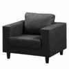 Fauteuil Bexwell I -HOME24 Soldes sessel bexwell kunstleder schwarz 5052632