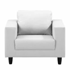 Fauteuil Bexwell I -HOME24 Soldes sessel bexwell kunstleder weiss 5052620