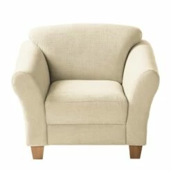 Fauteuil Cebu 24 Fauteuil Cebu -HOME24 Soldes sessel cebu webstoff creme 4568144
