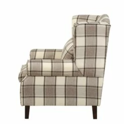 Fauteuil à Oreilles Colmar XL 22 Fauteuil à Oreilles Colmar XL -HOME24 Soldes sessel corteen webstoff braun beige 4283732