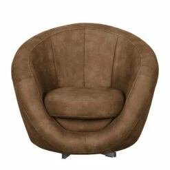 Fauteuil Marvin -HOME24 Soldes sessel duhnen antiklederlook nougat 4107452