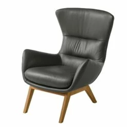 Fauteuil Hepburn I -HOME24 Soldes sessel hepburn echtleder echtleder neka grau 5024212