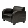 Fauteuil La Habana -HOME24 Soldes sessel la habana bycast kunstleder dunkelbraun 305507
