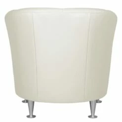 Fauteuil Minga -HOME24 Soldes sessel minga echtleder weiss 4474084