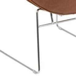 Fauteuil Montola Imitation Cuir -HOME24 Soldes sessel montola kunstleder cognac chrom 5087464