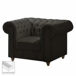 Fauteuil Chesterfield Pintano 34 Fauteuil Chesterfield Pintano -HOME24 Soldes sessel pintano webstoff anthrazit 4897684