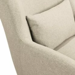 Fauteuil Ribolt -HOME24 Soldes sessel ribolt mit hocker webstoff sahara 5214344