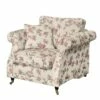 Fauteuil Rosehearty -HOME24 Soldes sessel rosehearty webstoff creme rose 4191072