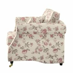 Fauteuil Rosehearty -HOME24 Soldes sessel rosehearty webstoff creme rose 4191080
