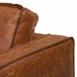 Fauteuil XL FORT DODGE -HOME24 Soldes sofa fort dodge 2 sitzer antiklederlook cognac 4669876