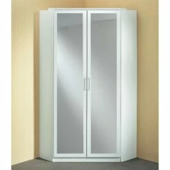 Armoire D'angle Avec Miroir Clack 6 Armoire D'angle Avec Miroir Clack -HOME24 Soldes spiegeleckschrank clack alpinweiss eiche saegerau 1392107