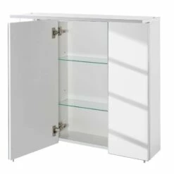 Armoire Avec Miroir Genf I -HOME24 Soldes spiegelschrank genf weiss glanz 3513953