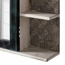 Armoire à Glace Goa White -HOME24 Soldes spiegelschrank goa white akazie massiv mehrfarbig 4846992