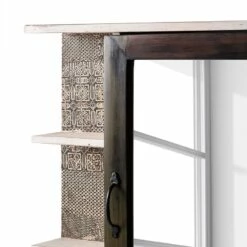 Armoire à Glace Goa White -HOME24 Soldes spiegelschrank goa white akazie massiv mehrfarbig 4846996