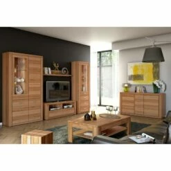 Armoire Vitrine Lombok II -HOME24 Soldes standvitrine lombok iii teilmassiv wildeiche 5004076