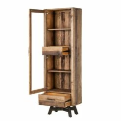 Vitrine Tamati -HOME24 Soldes standvitrine tamati pinie massiv 4922332