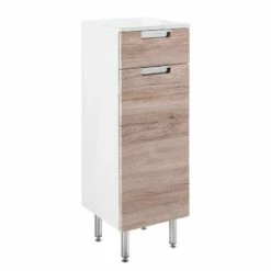 Armoire Basse Romana -HOME24 Soldes unterschrank romana hochglanz weiss eiche dekor 3328357