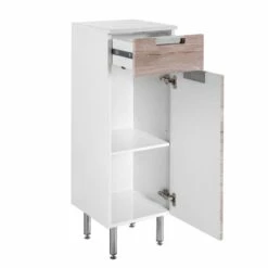 Armoire Basse Romana -HOME24 Soldes unterschrank romana hochglanz weiss eiche dekor 4560448