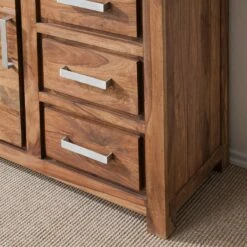 Vitrine OHIO A 23 Vitrine OHIO A -HOME24 Soldes vitrinenschrank ohio sheesham massiv 4257528