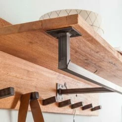 Porte-manteaux Mural Forunas II -HOME24 Soldes wandgarderobe forunas ii zerreiche wildeiche massiv 3716845